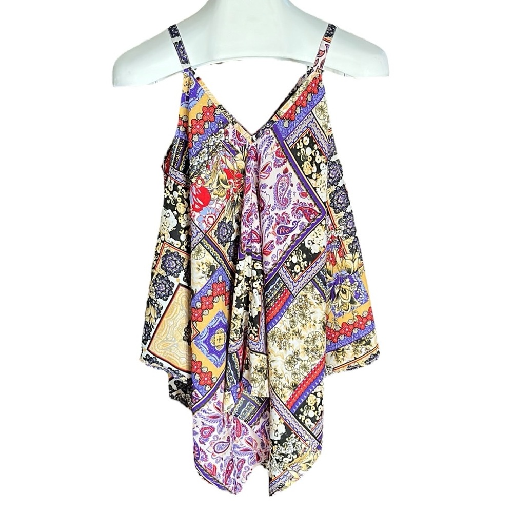 Unique Spectrum handkerchief tank top